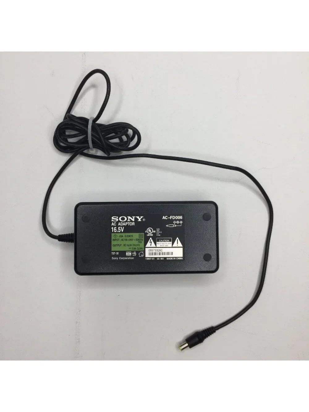 Sony 16.5V AC Adapter Model AC-FD006 Audio/Video Equipment Tested Working